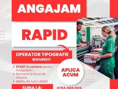 Operator Tipografie/ Legatorie